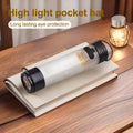 Clip-on Rechargeable Lamp Ideal Night Time Outdoor Sports Activities Qme Plastic Orange