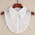 Women's Lace Fake Collar Detachable Collar, Women's Mickey Collar, Graduation Daily Wear Halloween Qme White 1pc