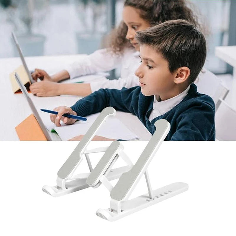1pc Adjustable Tablet PC Stand Tablet Holder Laptop Cooling Stand Foldable Stand. Qme
