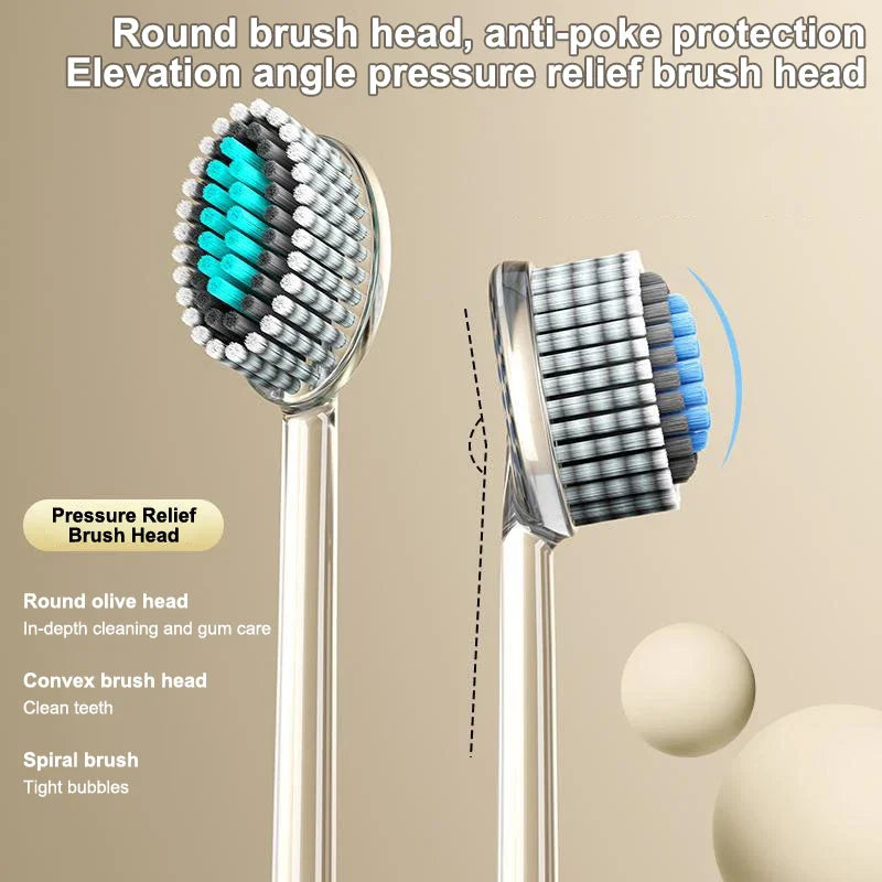 Whole Mouth Clean Toothbrush Ultra-fine Soft Hard Bristle Adults Qme