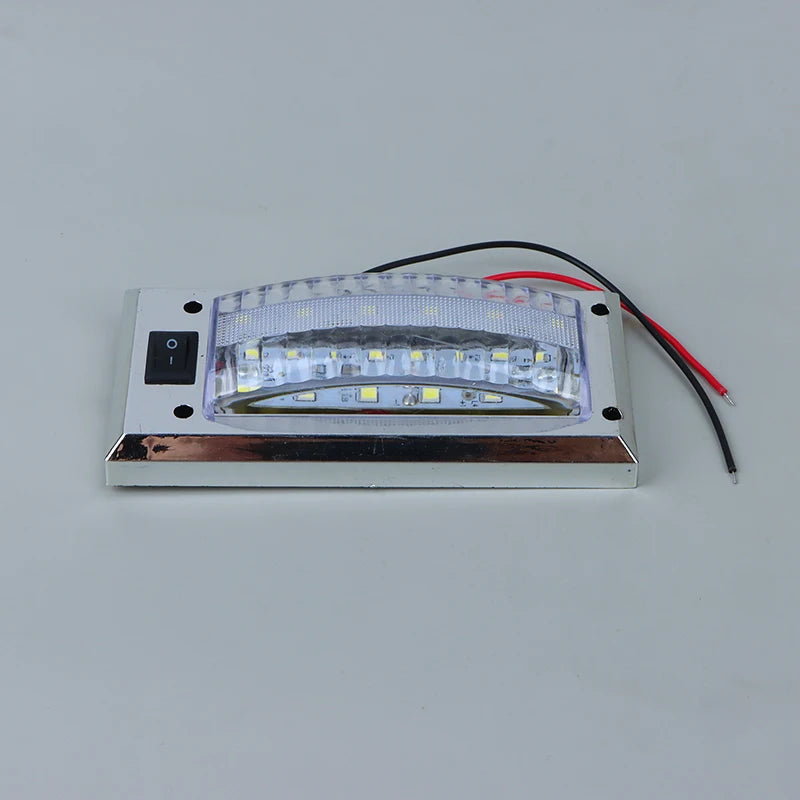 LED 12V-24V Panel Light Car Interior Reading Lamp Brightness Cabin Qme