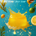 Mild Nourishing Handmade Jelly Soap Floral Fruity Scented Shower Gel Qme Sugar syrup 100g