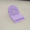 Cute Cat Paw Pet Food Can Opener Easy Ring Pull Opener Tool for Cat Dog Canned Food Protect Nails Ergonomic Kitchen Accessories Qme Purple-1 piece