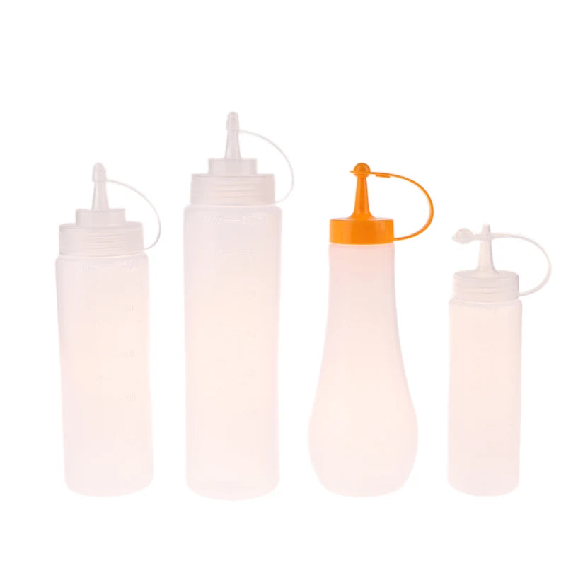 Kitchen Tools Squeeze Seasoning Bottle250- Condiment Bottles Ketchup Qme