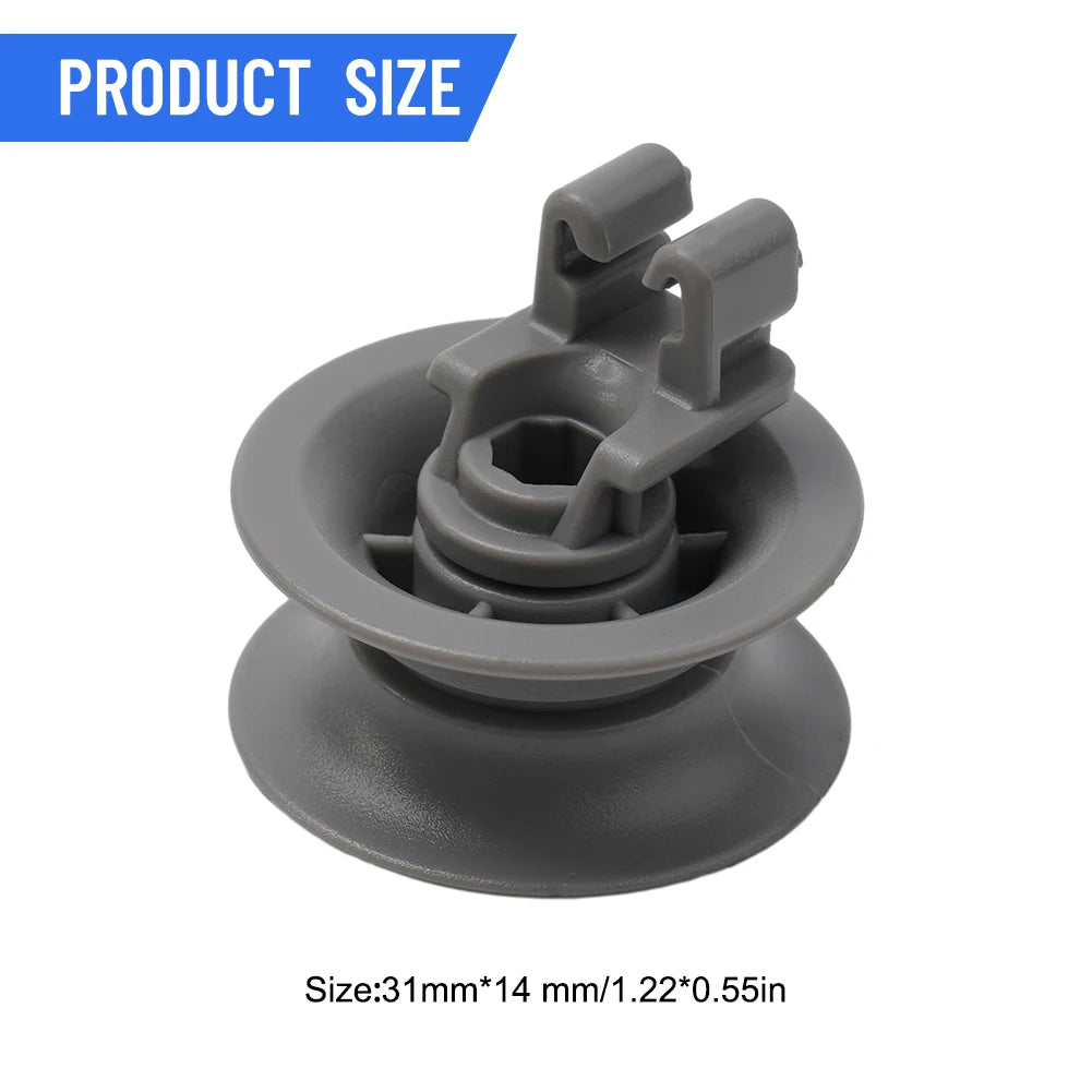 4Pcs Basket Roll For Dishwasher Top Basket UNIVERSAL For Bosch For Siemens 611666 Home Dishwasher Wheel Roller Accessories Qme