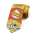 Trendy Players Street Art Tie Casual Fashion Funny Men's Wedding Qme style8