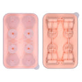 Silicone Ice Cubes Molds 4 Cavities 3D Cat Tray Cute Container Tools Qme CN
