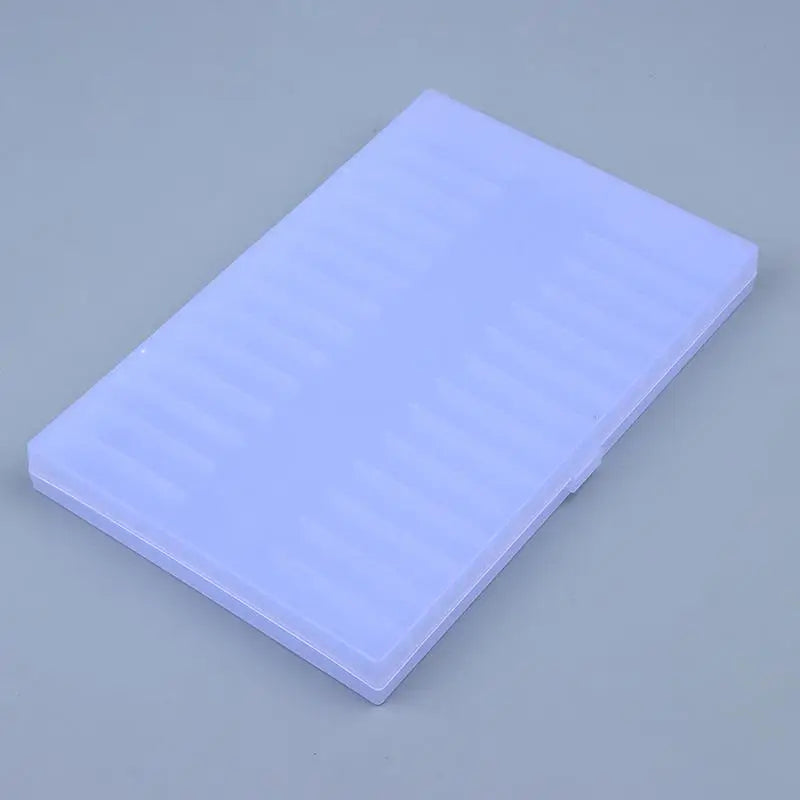 Multislot Pen Storage Box Hard Plastic Stationery Display Holder Qme