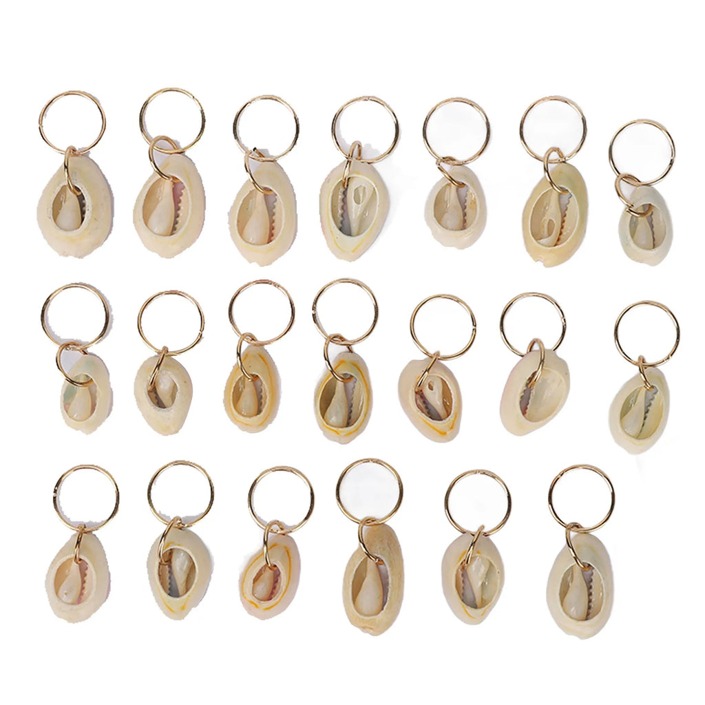 Shell Dreadlocks DIY Cute Exqusite Hair Braiding Pendant Clips Hair Accessories Decoration Shell Dreadlocks Pendant Qme