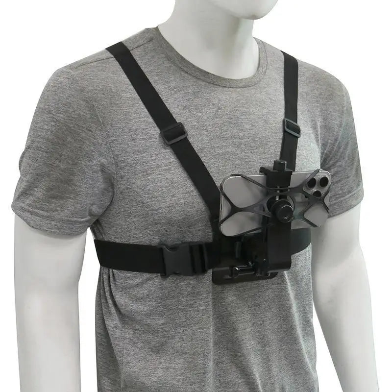 Adjustable Chest Phone Mount Straps Perfect Vlogging Qme