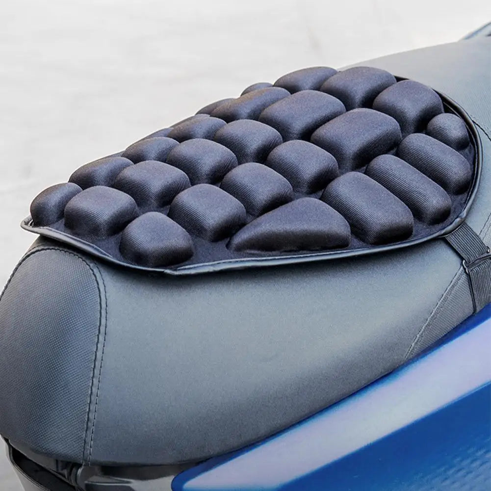HOT SALE Motorcycle Seat Cushion Black Foam Soft Comfortable Breathable Seat Covers Mats Motorcycles Electric Bike Qme