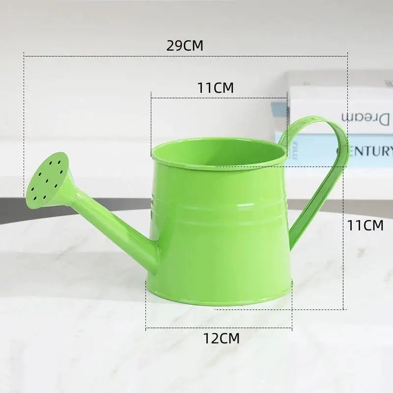 Metal Watering Can Garden Flower Kettle Mini Small Water Spraying Pot Sprinkle With Large Capacity For Kids Adult Qme A5