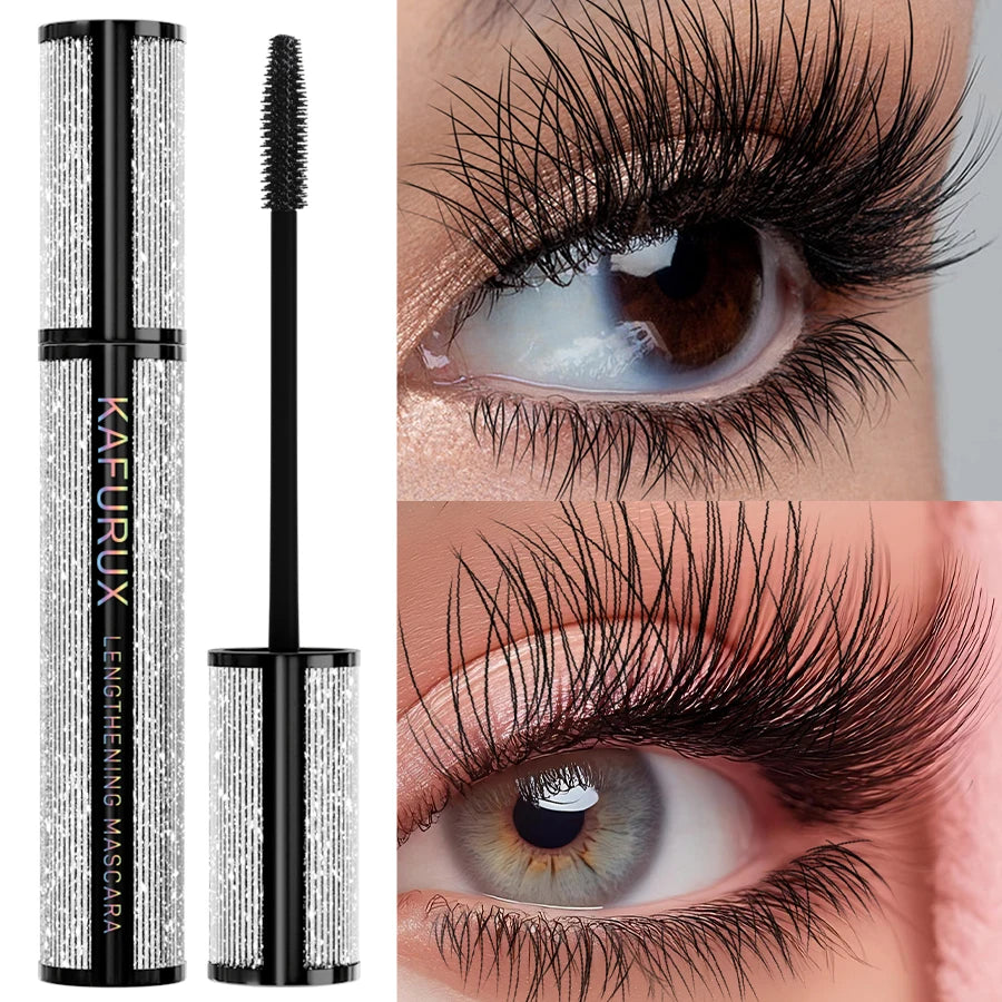 5D Black Lengthening Mascara Eyelashes Extension Eye Lashes Brush Qme