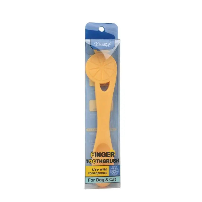 Portable Pet Oral Dental Cleaning Supplies Tools Finger Toothbrush Qme A6