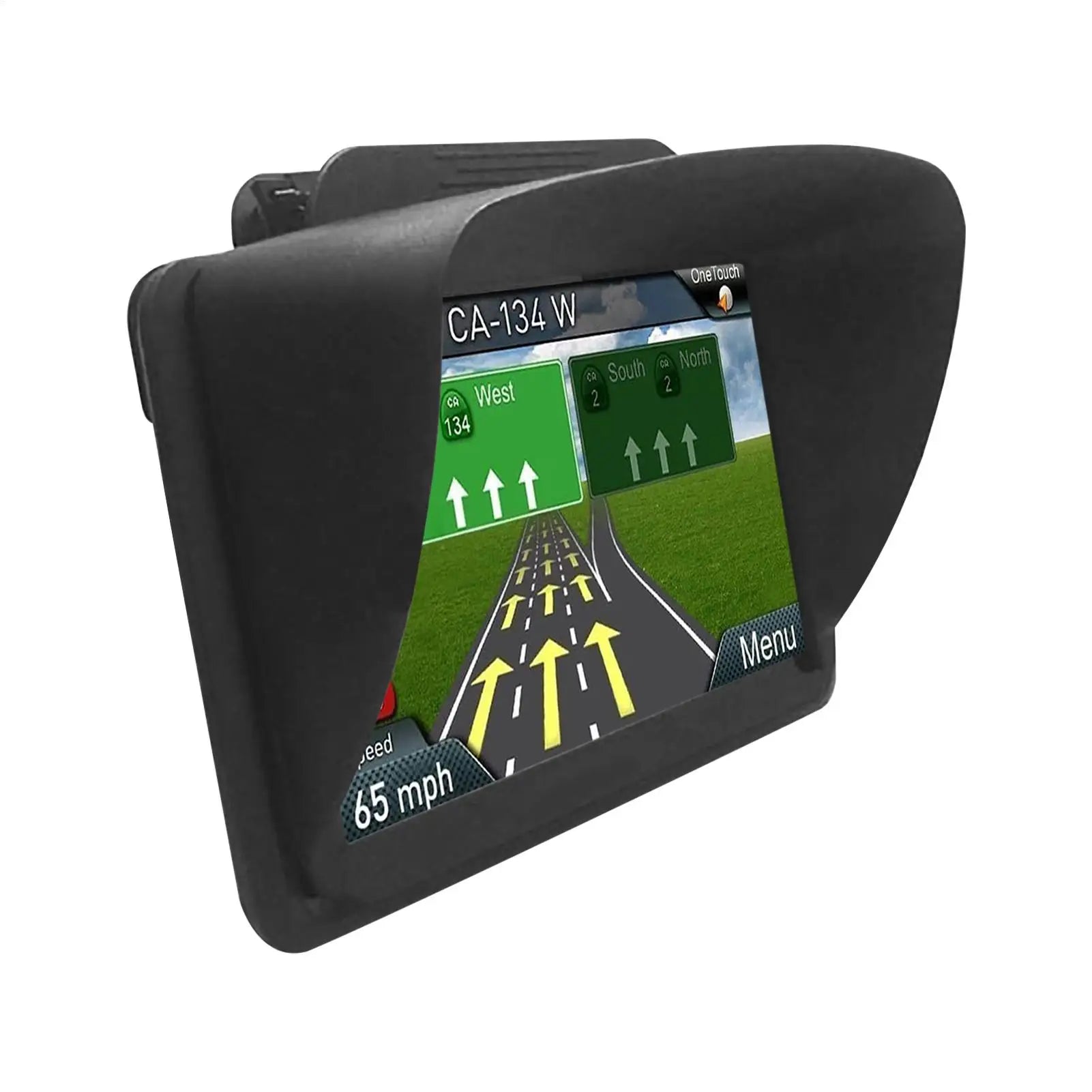 GPS Sun Shade Cover Sun Protection And Anti-UV Anti-reflective Universal GPS Navigator Sunshade For 6 And 7 Inches GPS Qme