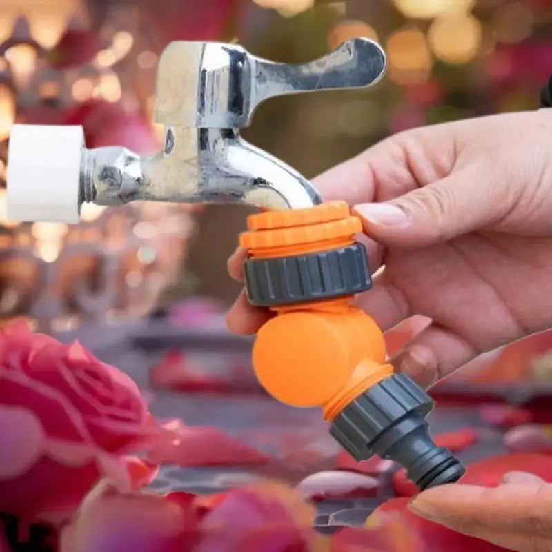 1 Faucet Adapter Plastic Quick Connect Click-lock Watering Irrigation Qme Default Title