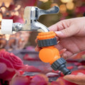 1 Faucet Adapter Plastic Quick Connect Click-lock Watering Irrigation Qme Default Title