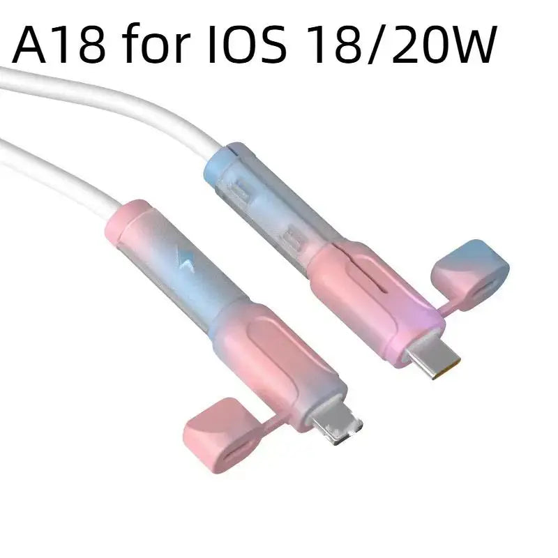 Charger Cable Protector Soft Silicone Cover C Cord Saver Practical Qme A18