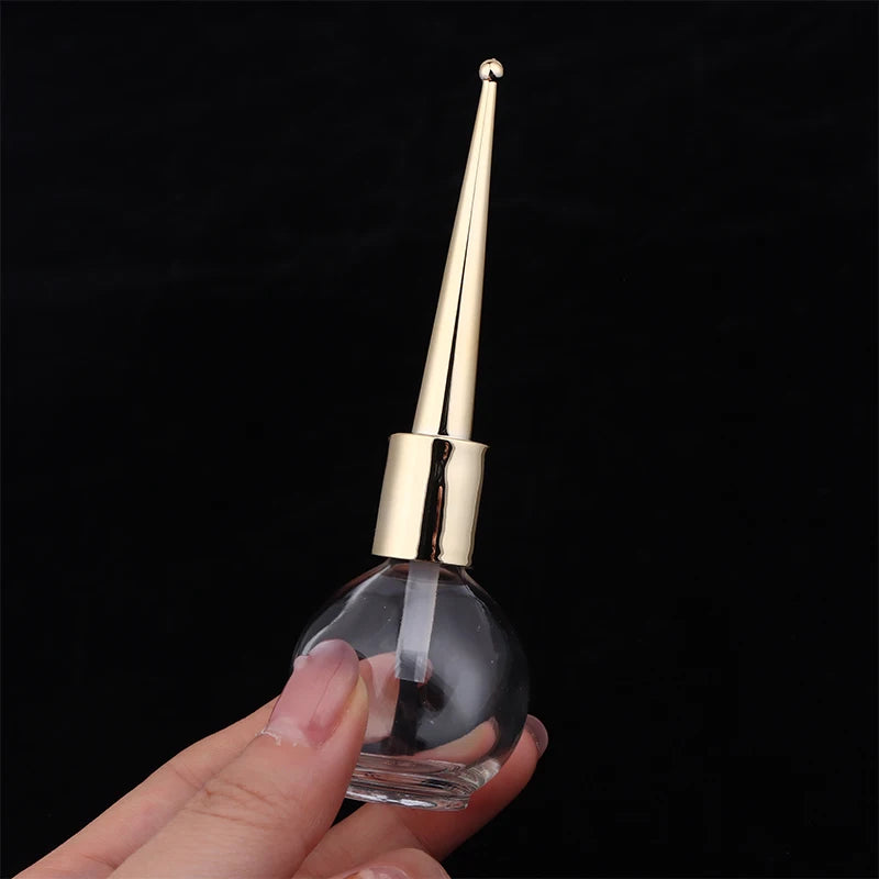 Nail Polish Bottle Gel Empty Brush Glass Container Art Qme