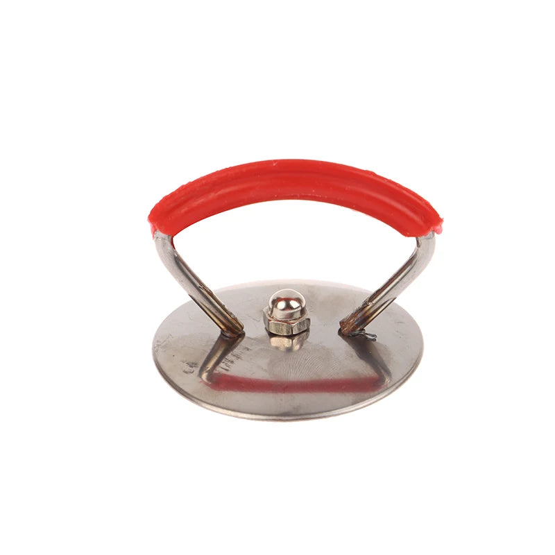 Universal Lib Cover Knob Cap Heat-resistant Cooking Pot Pan Lid Qme Red