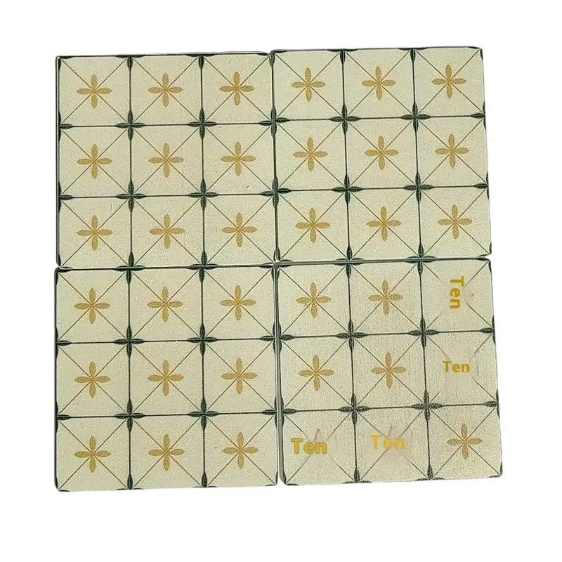 Miniature Square Wooden Floor Model 1 12 Scale Dollhouse Bathroom Qme