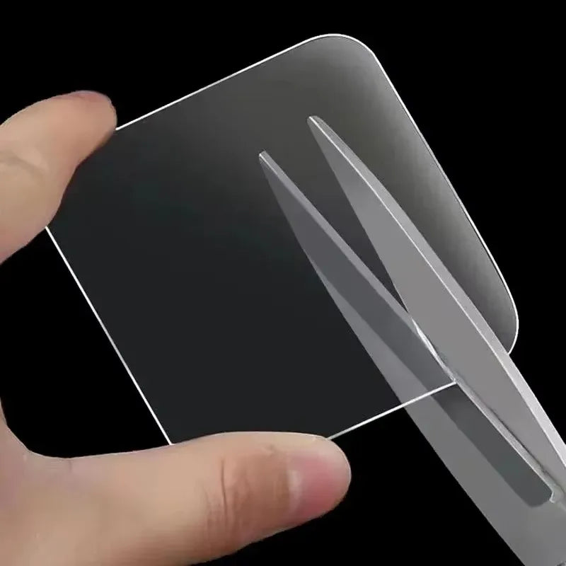 6x6cm Super Strong Double Sided Adhesive Tape Transparent Square Nano Wall Stickers Patch for Home Seamless Waterproof Tapes Qme