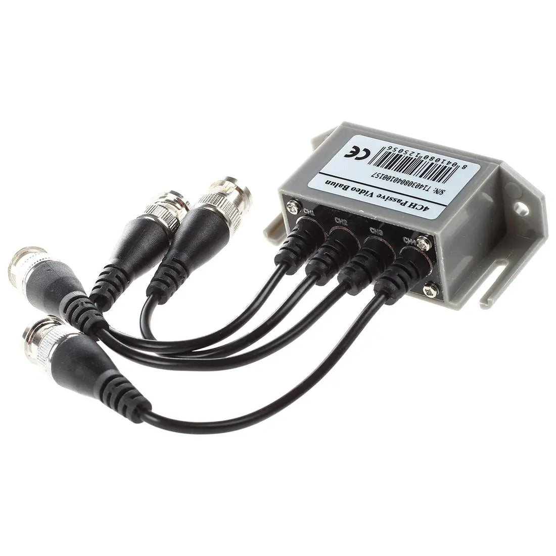 4-Channel Video Balun BNC UTP CAT5 Transmitter for CCTV/ Surveillance Camera Trend Qme