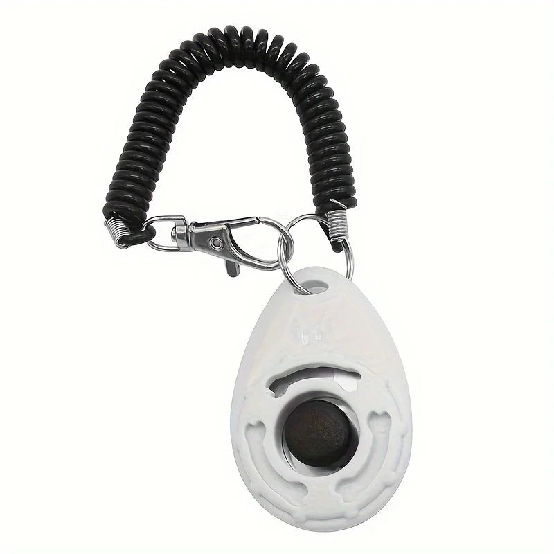 Dog Training Soundpad with Wristband Durable, Lightweight and Easy to Use, Suitable for Cat, Dog and Horse Behavior Training Qme WHITE