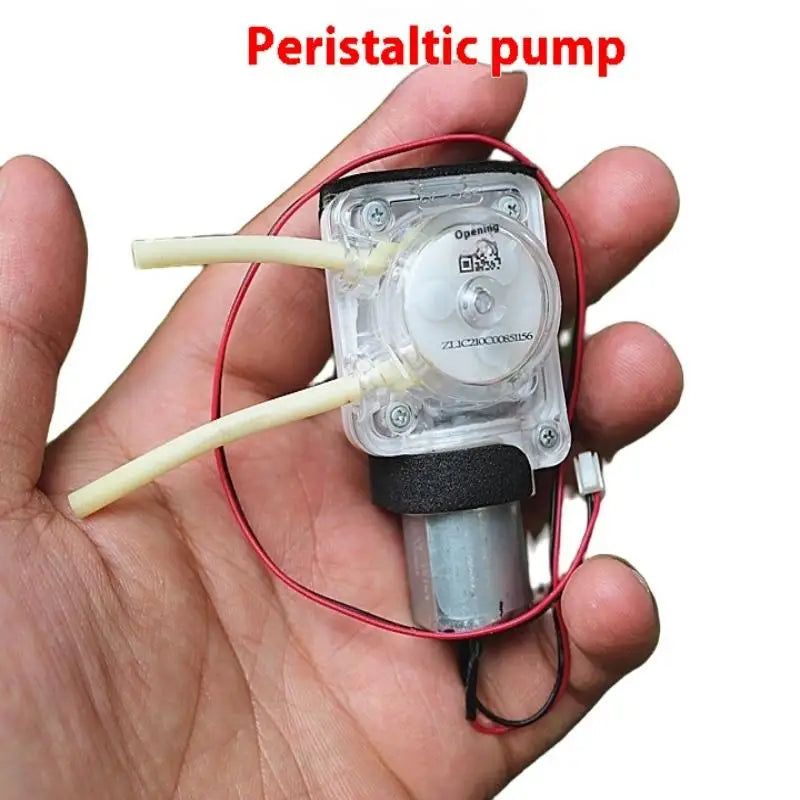 1Pc Self Priming Pump Micro DC 3V 3.7V Peristaltic Water Pump Can Change Flow Direction Of Inlet And Outlet Small Liquid Pump. Qme