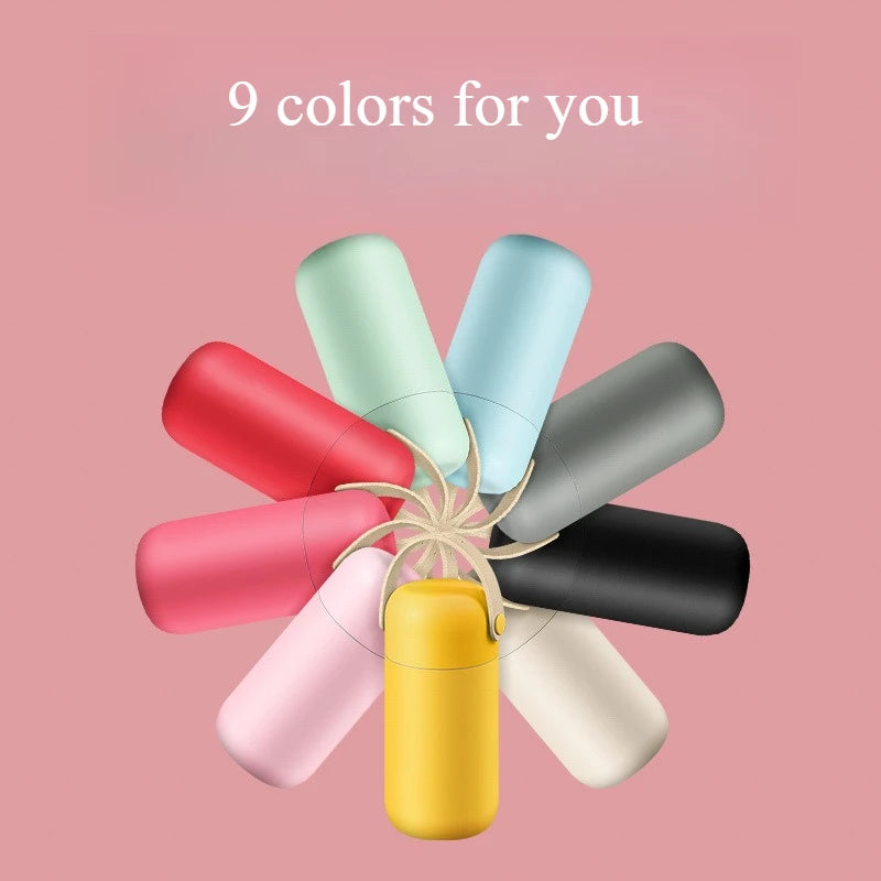 Macaron Palette Mini Pocket Thermos Cup Qme