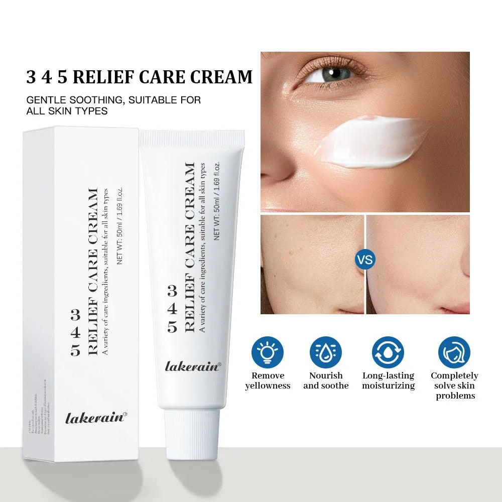 345 Relief Cream Moisturizing Blemishes Nourish The Skin And Provide Soothing Care Resulting In A Well-Rounded Skincare Solution Qme 1pc