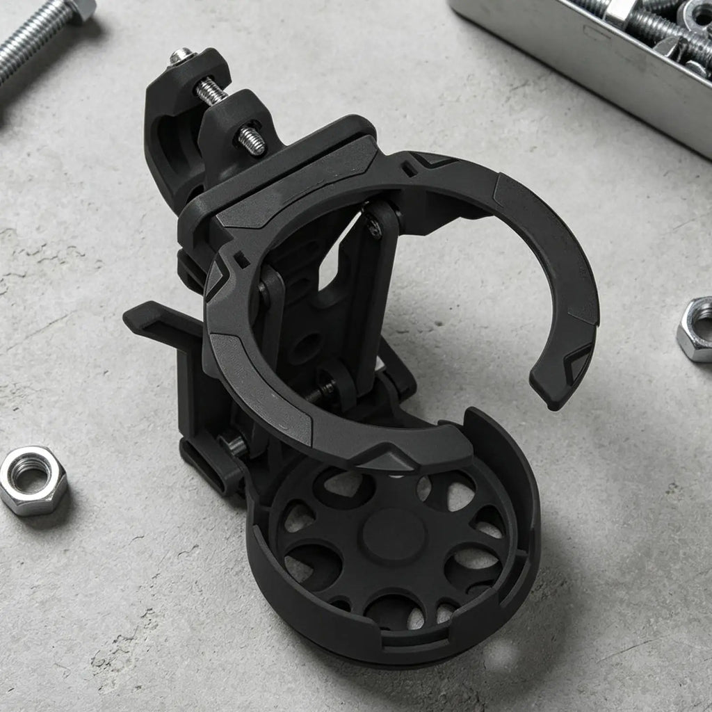 Bike Cup Holder Foldable Bicycle Drink Mount Motorcycle Water Bottle Holder for Men Women Bikers Cyclists Riders Motorcyclists Qme