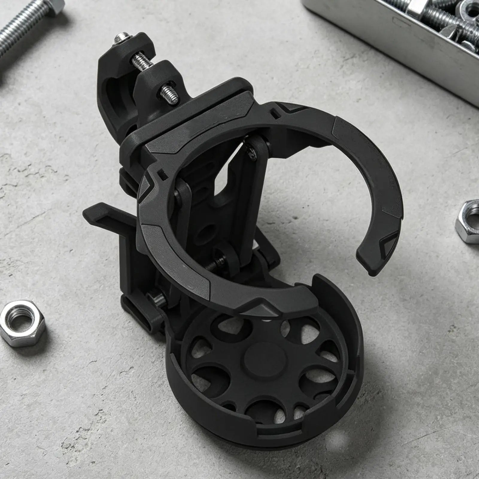 Bike Cup Holder Foldable Bicycle Drink Mount Motorcycle Water Bottle Holder for Men Women Bikers Cyclists Riders Motorcyclists Qme