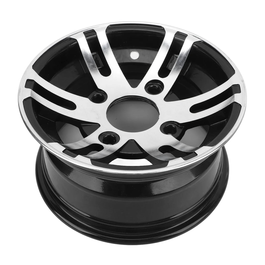 ATV Aluminum Alloy Rim 10 Inch ATV Wheel Rim High Strength ATV Aluminum Alloy Rim for Go Karts Cart ATV Wheel Rim Qme