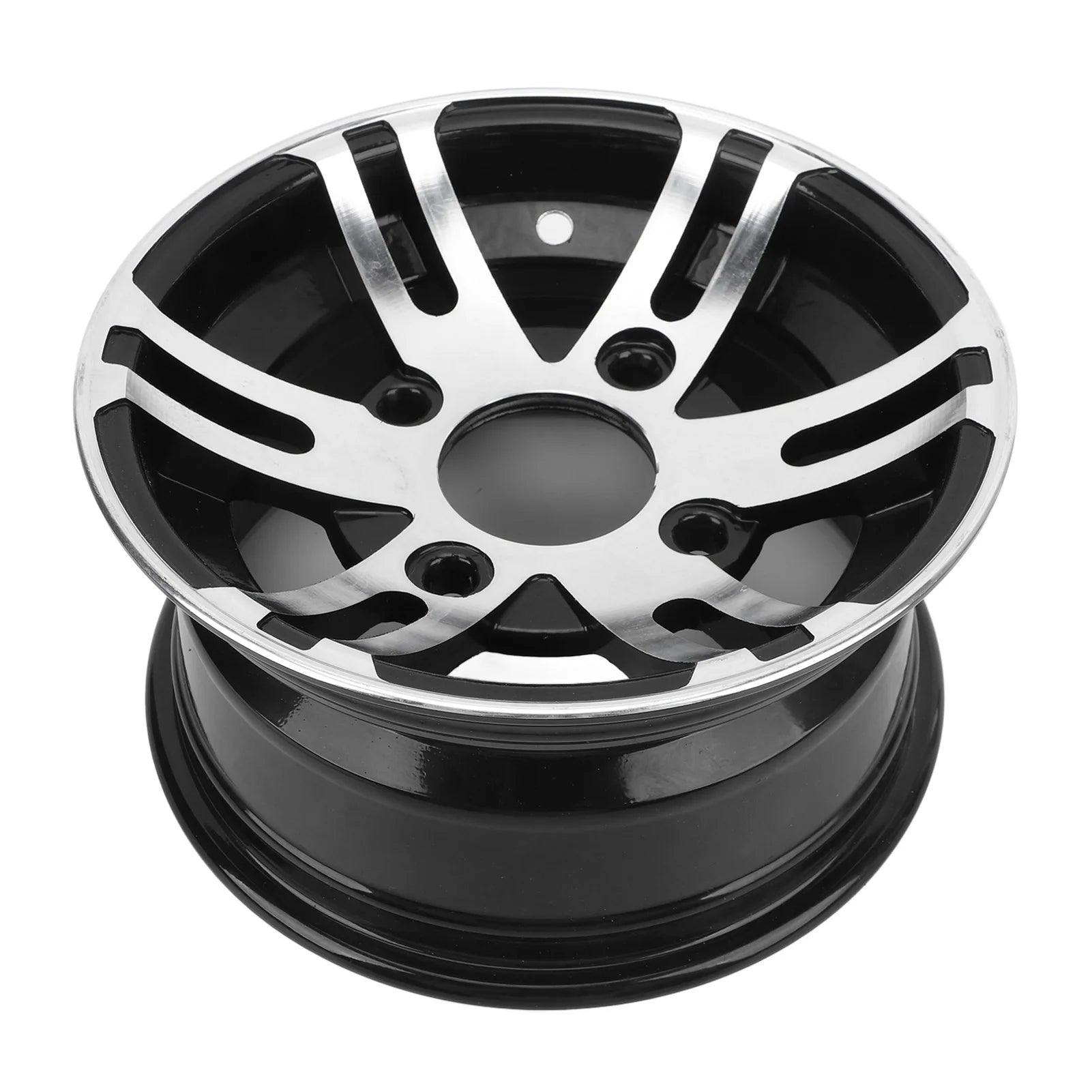 ATV Aluminum Alloy Rim 10 Inch ATV Wheel Rim High Strength ATV Aluminum Alloy Rim for Go Karts Cart ATV Wheel Rim Qme