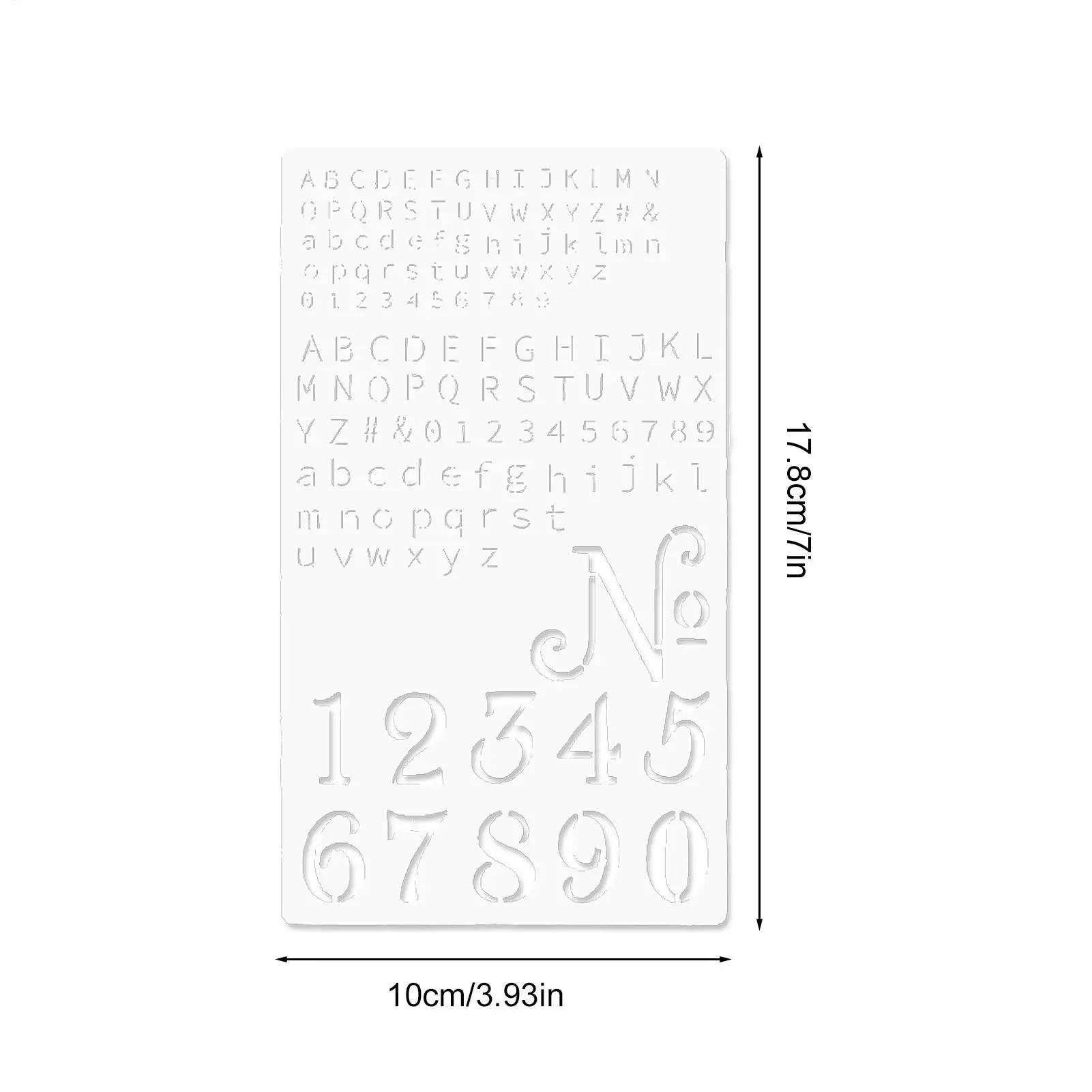 Metal Stencils For Journaling 4 Piece Rustproof Planner Template Metal Stencils For Bullet Journaling For Tiny Letters Small Qme