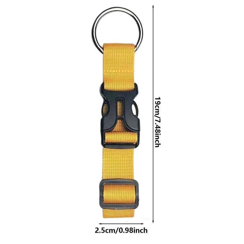 1PCS Backbin Belt Buckle Luggage Band Multifunctional Backpack Nylon Hanging Buckle Portable Suitcase Hook Hanging Buckle Qme