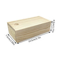 Pine Pull Box Sliding Cover Wooden Box Wooden Storage Box Wooden Storage Box Wooden Box Gift Jewelry Box Qme small size