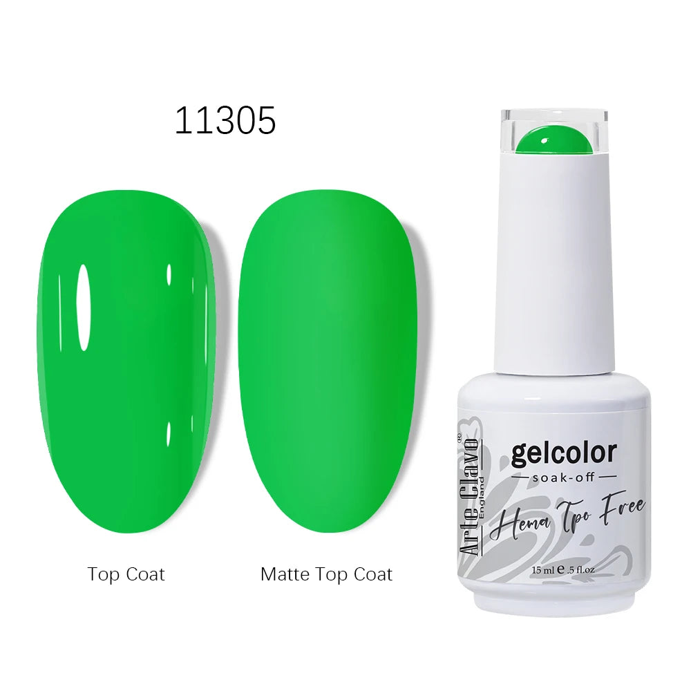 Arte Clavo HEMA TPO Gel Nail Polish Pink Series Semi Permanent Soak