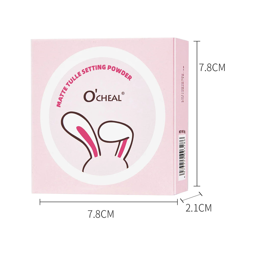 Matte Lightweight Makeup Powder Waterproof Sweat Proof Long-term Oil Qme
