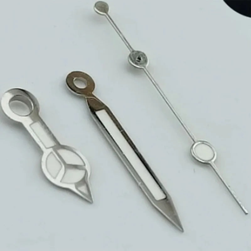 Modified Watch Hands Green Luminous Logbook Needle Silver Gold Rose Watch Accessories for NH35/NH36/4R/7S Movement Qme