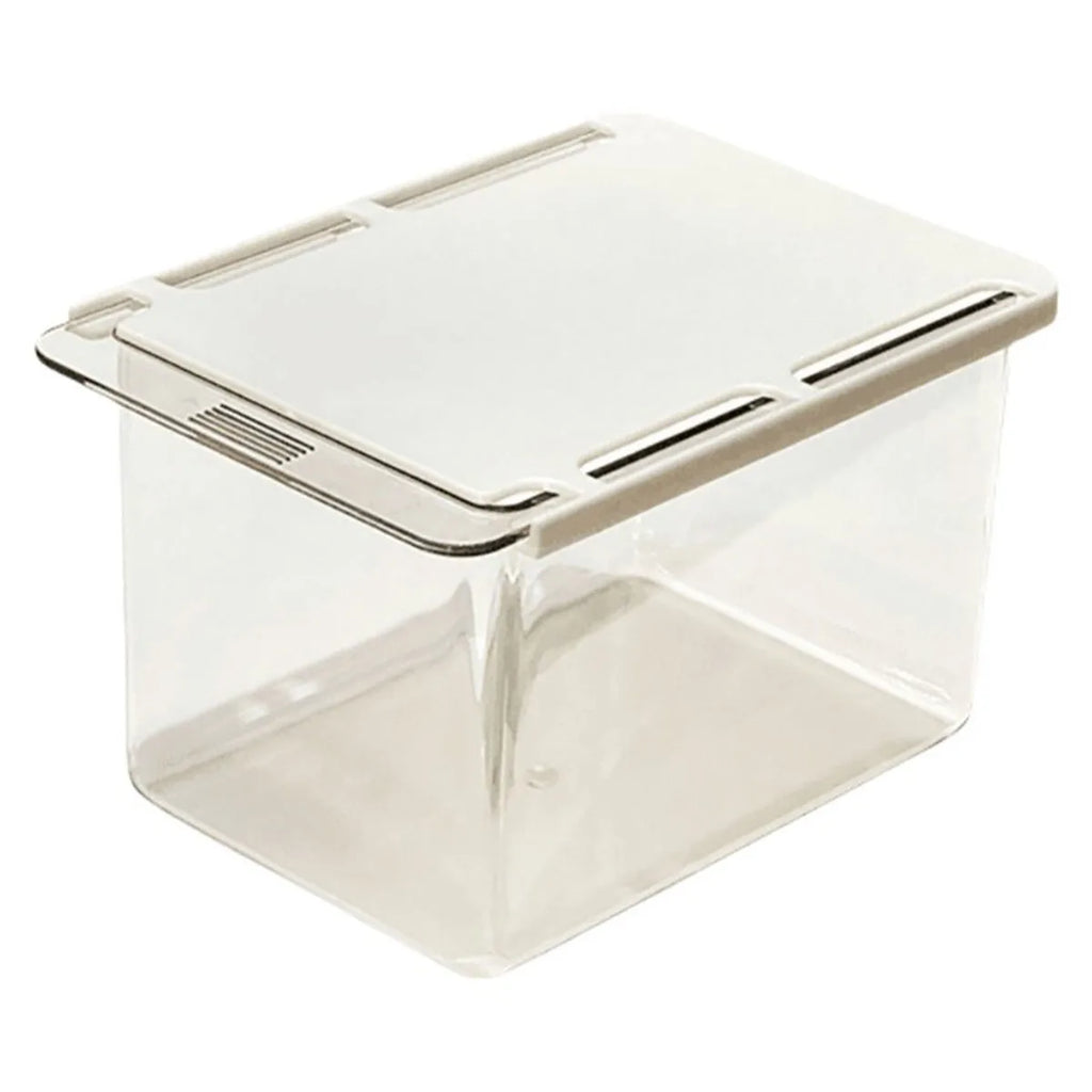 Transparent Bathroom Cotton Stick Makeup Cotton Bathroom Pull-Out Storage Drawer Style Storage Box Under The Mirror Cabinet Qme Onesize