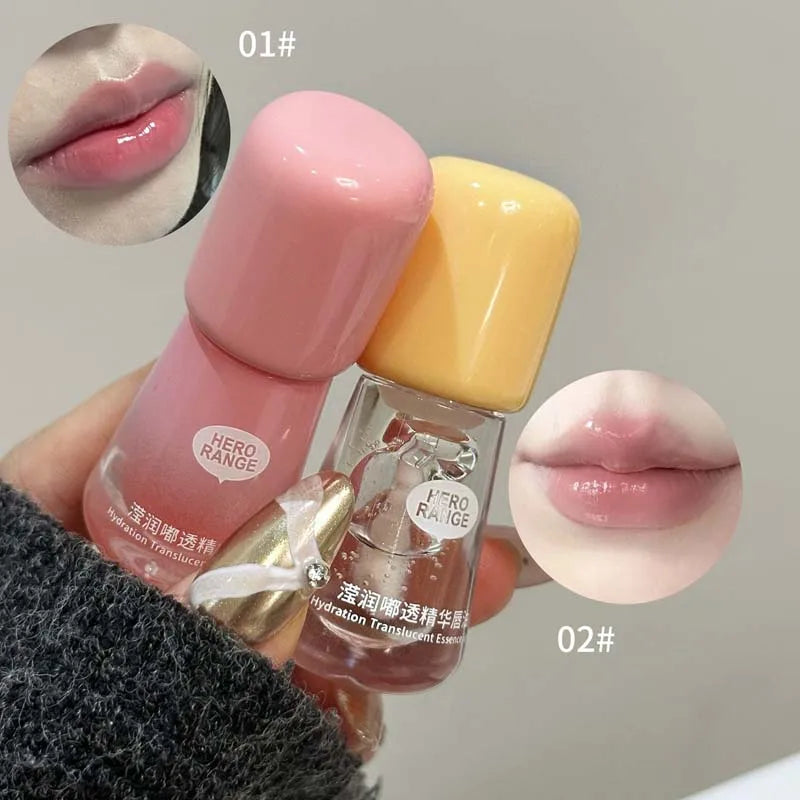 HERORANGE Moisturizing Lip Oil Mirror Gloss Improve Lines Remove Dead Qme