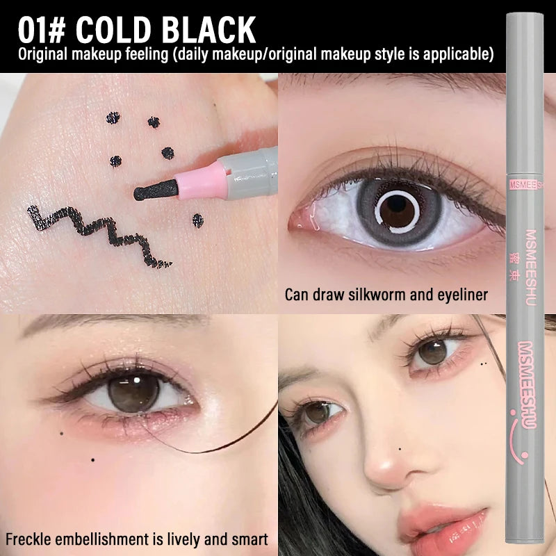 Face Fake Freckles Pen Natural Liquid Tear Mole Pen Amber Brown Dot Spot Concealer Pen Lifelike Cheek Spots Tint Makeup Tool Qme 01
