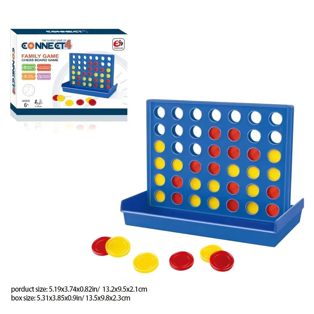 Four In A Row Bingo Chess Connect Classic Family Board Game Toys Fun Educational Toy for Kids Children Entertainment Board Games Qme