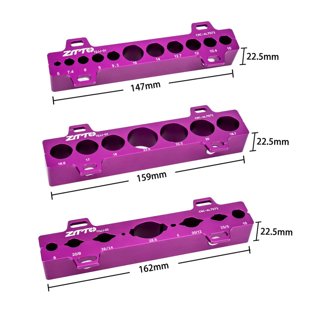 ZTTO Bicycle Rear Shock Suspension Fork Repairing Tools Vise Inserts Clamp Jaw Hub MTB Pedal Fixtures Universal Bike Accessories Qme