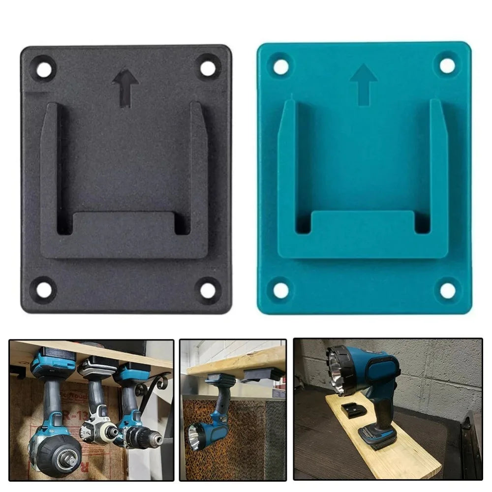Wall Mount Drill Tool Storage Bracket For Makita For Bosch 14.4V/18V Li-ion Battery Tool Machine Fix Device Hang Display Stand Qme