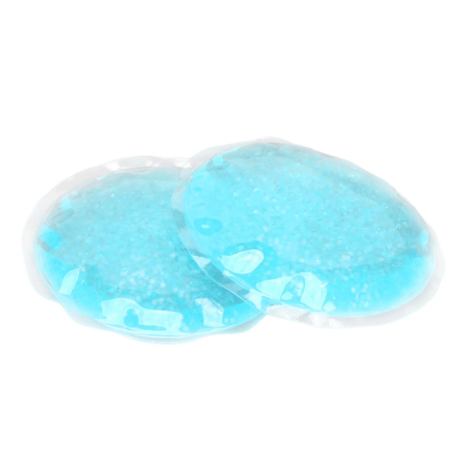 Ice Gel Eye Pack 1 Pair Hot Cold Compress Eye Pad Blue Round Swelling Eye Strain Relief Cooling Ice Gel Eye Pack for Men Women Qme