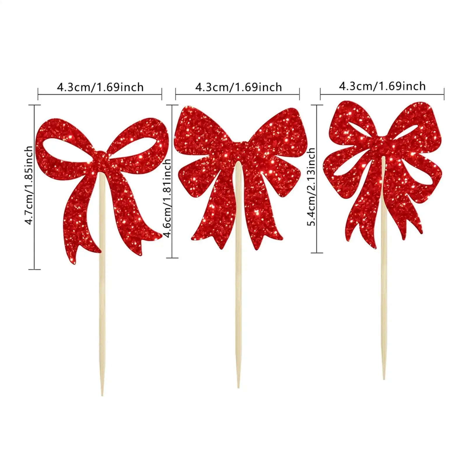 Cup Cake Topper Classic 24 Christmas Cupcake Toppers Home Event Qme