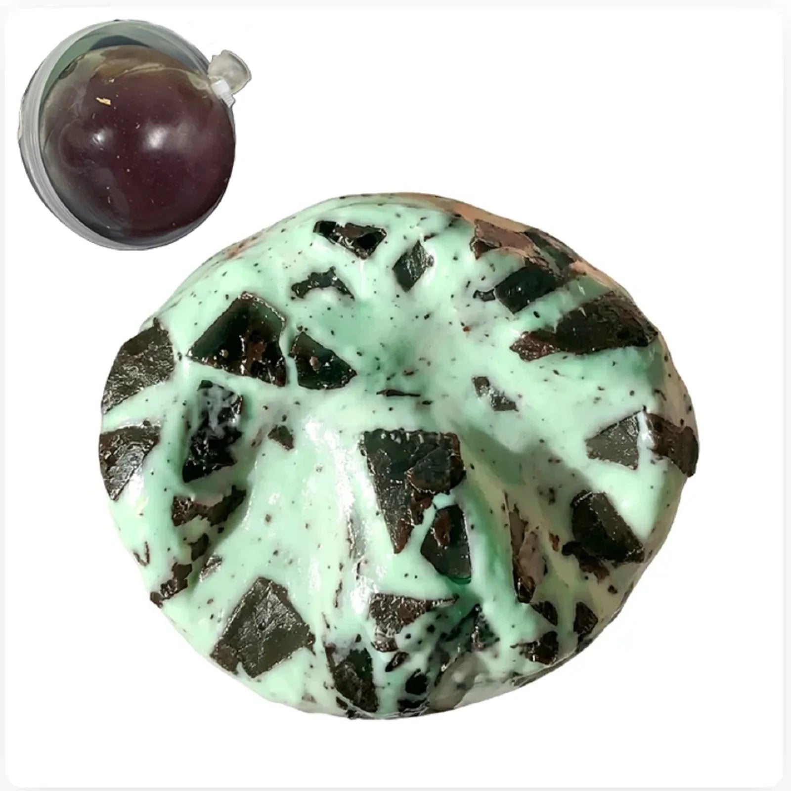 Simulation Matcha Dark Chocolate Soft Pressure Ball Slow Rebound Decompress Fidget Toy for Working Studying Fun Holiday Gift Qme C One Size